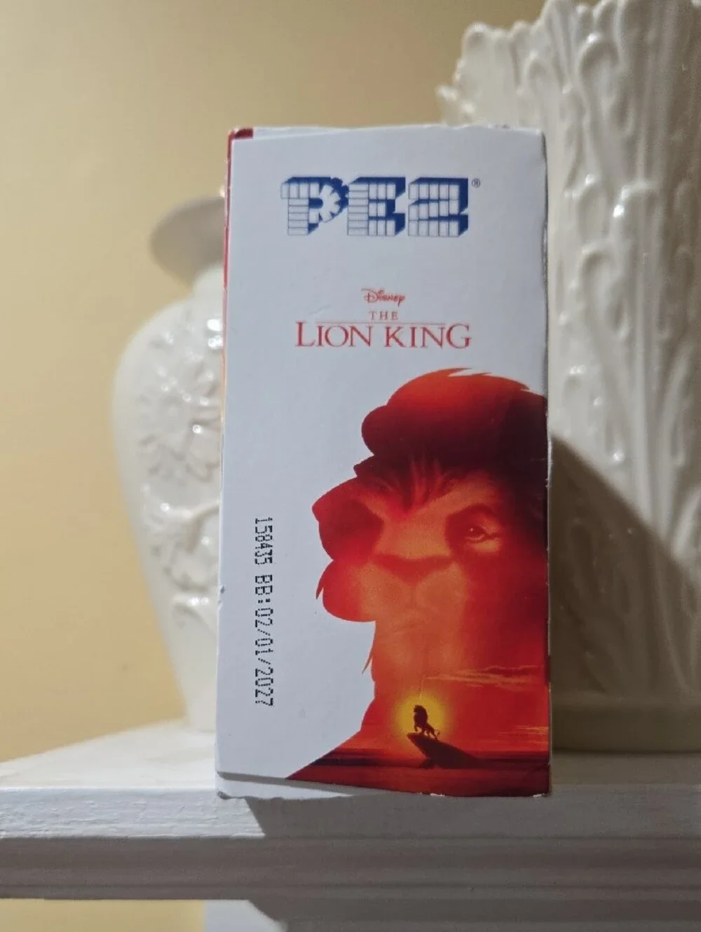 PEZ The Lion King Kids Trading Card Dispenser Set - Yellow & Beige